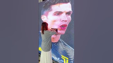 How to Complete a Seamless LED Video Wall Like This.#shorts #cr7  #ledscreen  #leddisplay