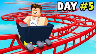 I Built The Longest Roller Coaster In Build A Roller Coaster