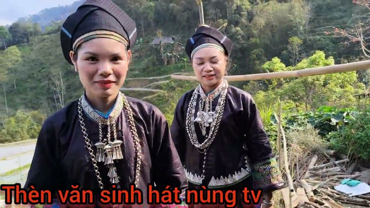 hát nùng gép cảnh tháng giêng