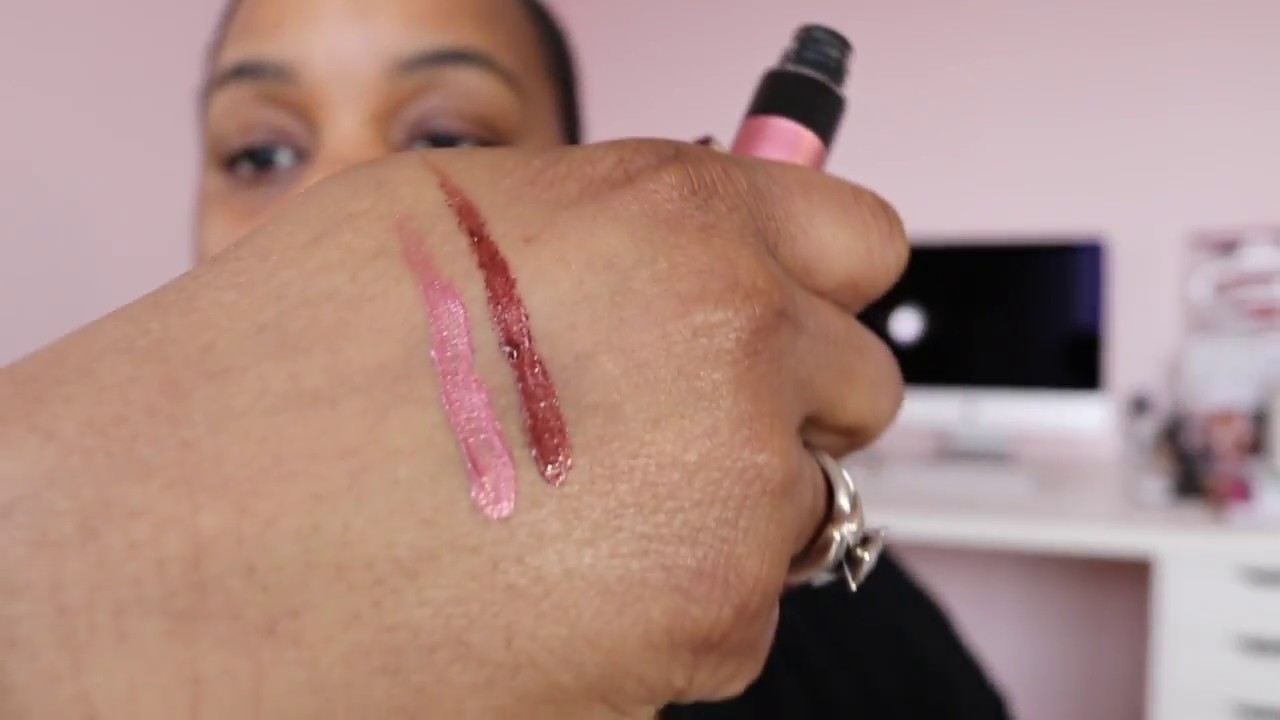 Smashbox Be Legendary Liquid Metal Lip Swatches