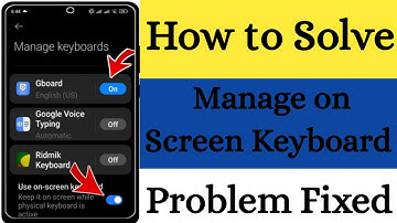 How to fix on screen keyboard problem 2024 | manage on screen keyboard problem solved 2024