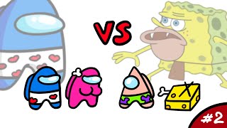 Cup Song Girl Vs Spongebob Characters Among Us Animation