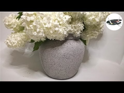 Jak zrobić kamienny wazon lub osłonkę w 5 min - Pomysły plastyczne dla każdego