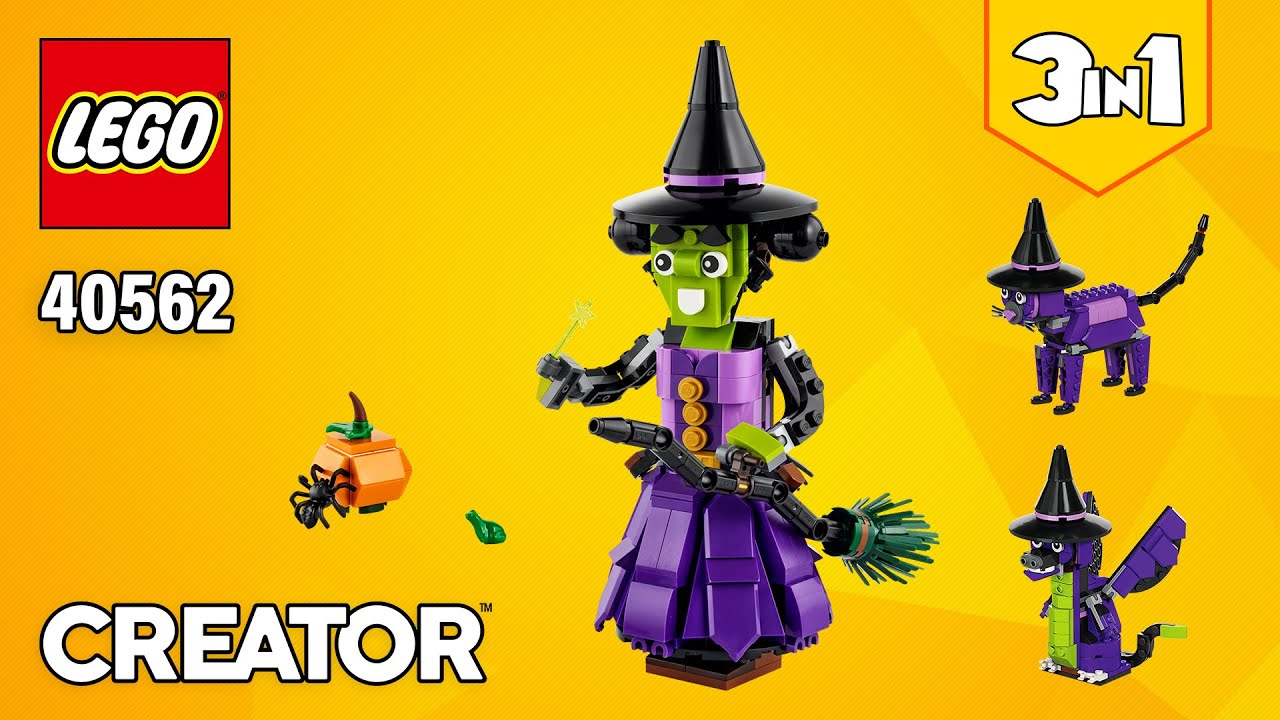 LEGO® Creator Mystic Witch [3in1](40562)[257 pcs] Cat & Dragon