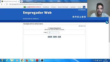 Como faço para alterar o cadastro do empregador web?