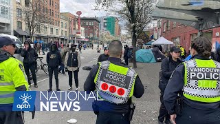 Tent city in Vancouver dismantled, displacing hundreds of people | APTN News