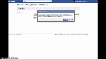 How to turn off public search on Facebook