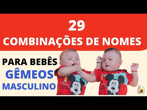 60 combinações de nomes masculinos e femininos para filhos gêmeos