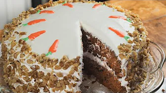 BEST EVER HOMEMADE CARROT CAKE: Incredibly Moist with Easy 3-Ingredient Cream Cheese Frosting