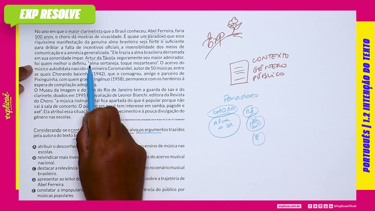 NO ANO EM QUE O MAIOR CLARINETISTA QUE O BRASIL CONHECEU, ABEL FERREIRA (...) | INTENÇÃO DO TEXTO