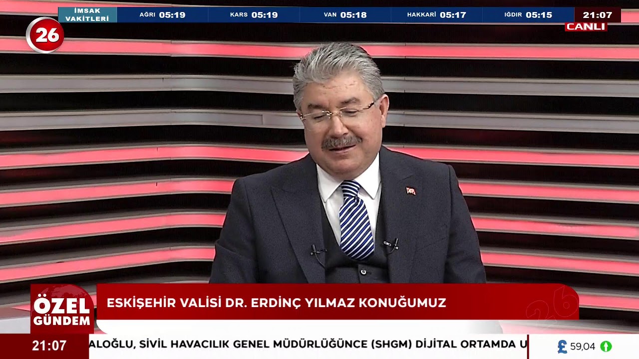 Özel Gündem - Eskişehir Valisi Dr. Erdinç Yılmaz