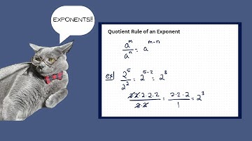 Quotient Rule for Exponents | Algebra Help! #exponents #mathtutorial #mathhelp