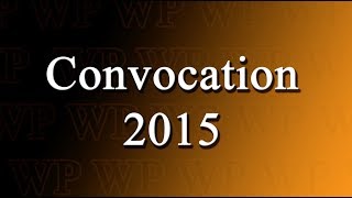 2015 William Paterson University Convocation Ceremony