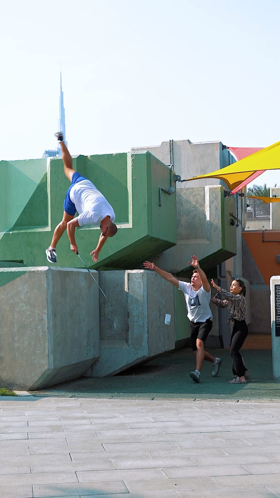 Parkour Athlete Pretended to Be a Blind Man Prank?? #kiryakolesnikov #prank #funny #comedy #stunt
