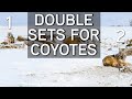 Dirt Hole Sets & Flat Sets For Coyote Trapping