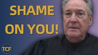 Judge Stevens MERCILESSLY LECTURES defendant using DYING MOTHER to avoid prison