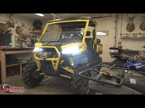 CAN-AM DEFENDER LED BULB UPGRADE ... LET THERE BE LIGHT