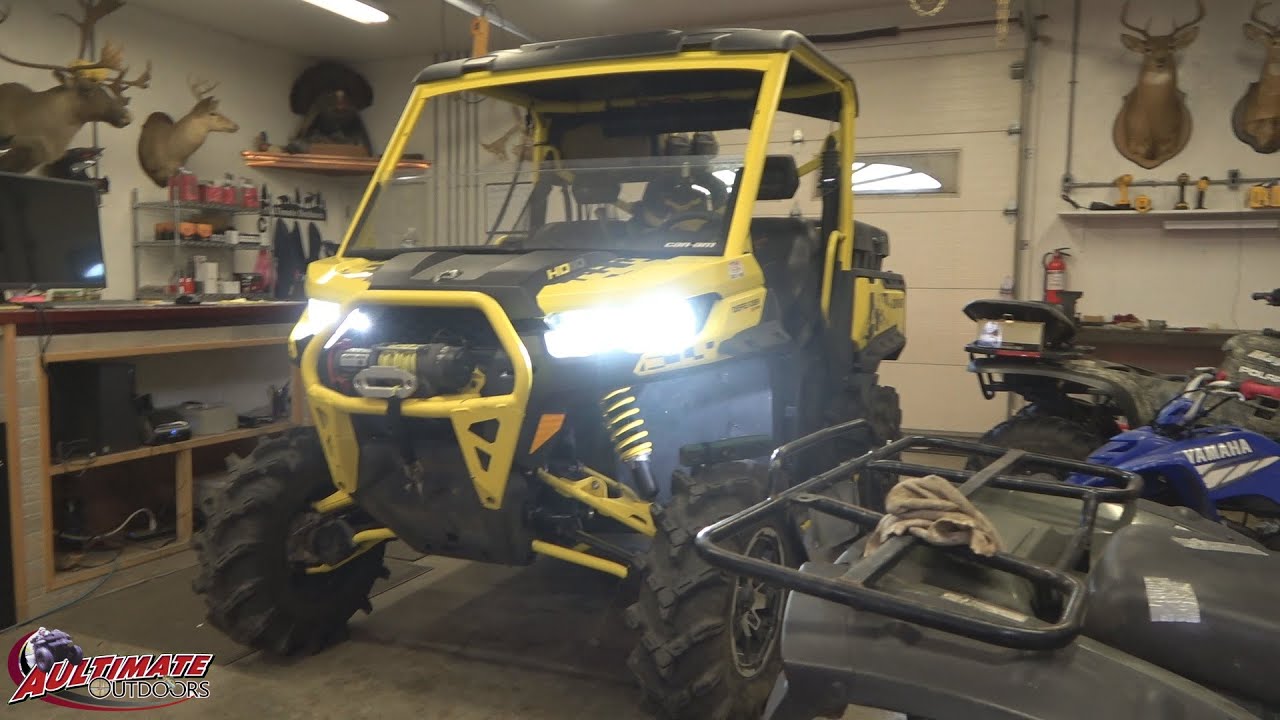 CANAM DEFENDER LED BULB UPGRADE LET THERE BE LIGHT YouTube
