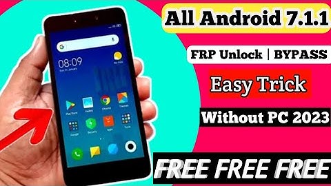 All ANDROID 7.0 | 7.1.1 FRP Unlock/ Google Account Bypass 2023 (Without PC) 2023