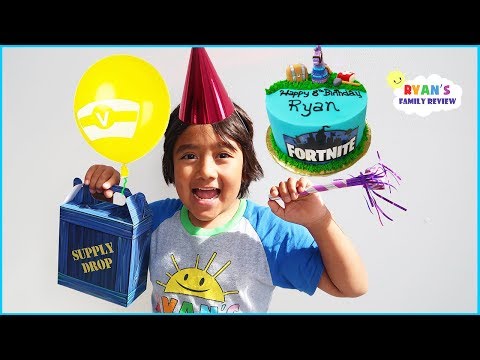 Ryan S Birthday Party With Friends And Opening Presents Youtube - roblox 7th birthday cake