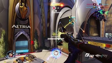 Overwatch: Toxic girl rages in quickplay