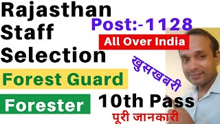 Rajasthan Forest Guard Recruitment 2020 | Rajasthan Forester Recruitment | Rajasthan Van Rakshak