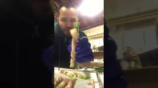 Bacon Wrapped Baby Leeks