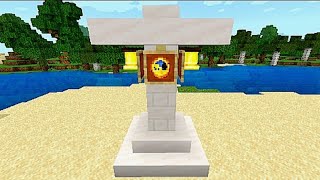 How to build a working clock in Minecraft ⏰. #minecraft #shorts