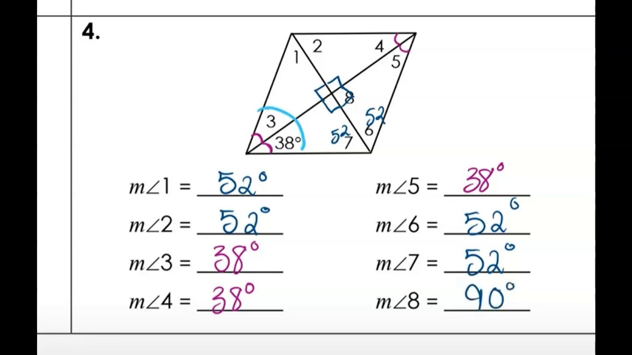 assignment 6 rhombi & squares