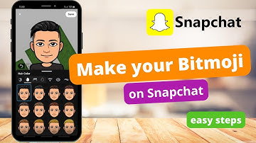 How to Make Bitmoji on Snapchat !!