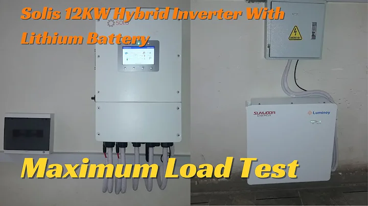 Solis 12KW Hybrid Inverter Installation and Setting || Luminey Battery and Grid Feeding 😮