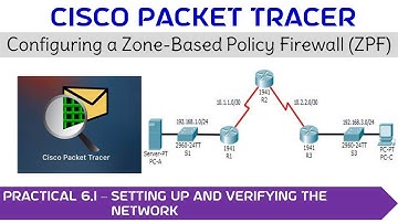 Practical 6.1 - Setting up and verifying the Network #cisco #ciscopackettracer #network #acl