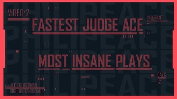 Fastest Judge Ace | Best Valorant Plays and Fun Moments