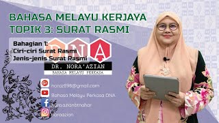 Surat Rasmi (Ciri-ciri & Jenis) [DNA]