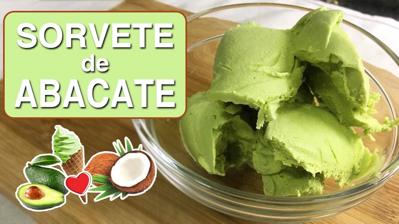 Como Fazer Sorvete De Abacate Caseiro