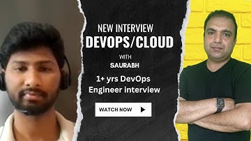 Excellent interview with a DevOps engineer with one year