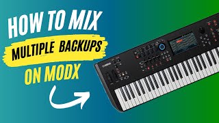 How to mix multiple backups on Yamaha modx