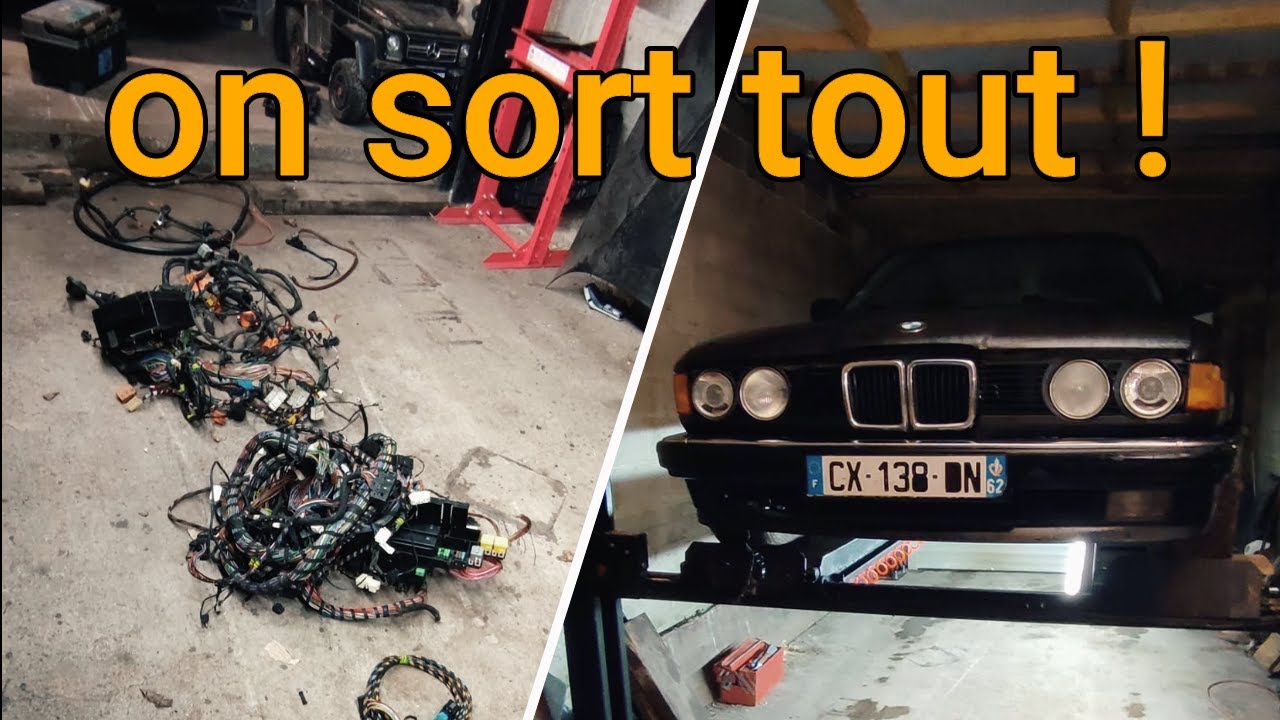 Restauration BMW E32 735IL Partie 6 Faisceau lectrique Et Pare restauration-bmw-e32-735il-partie-6-faisceau-lectrique-et-pare