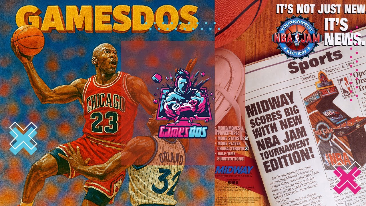 NBA JAM Tournament Edition SE 5.02 (Jordan - Shaq) Gameplay Arcade HD 1080p