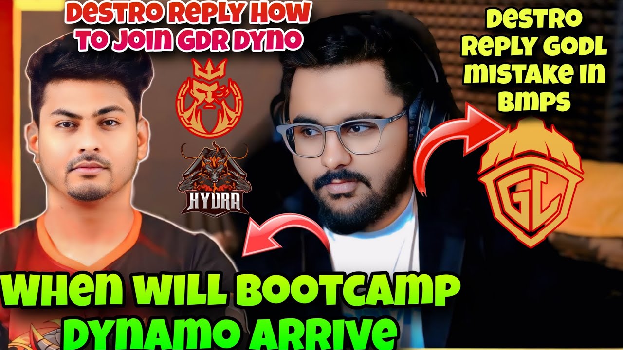 Destro reply When will Gdr Bootcamp Dynamo arrive🐉How to Join Gdr Dynamo🐉Godl Mistake in bmps😢