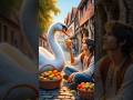 The Giant Goose and the Boy | Fraindship Story 😭 🕊️✨ #Shorts #ai #viral #goose #trending