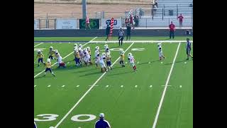 Hand off from Hayes to Knox for 15 yards.