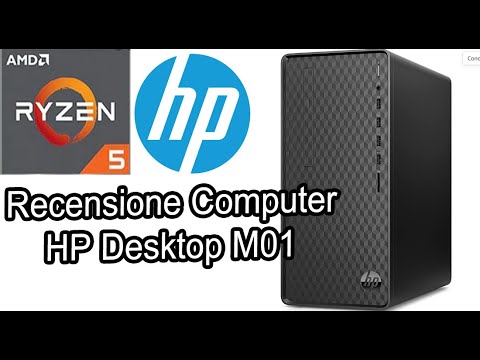 HP - Pc Desktop M01-F3013nl AMD Ryzen™ 5 5600G 8 GB DDR4-SDRAM 512 GB