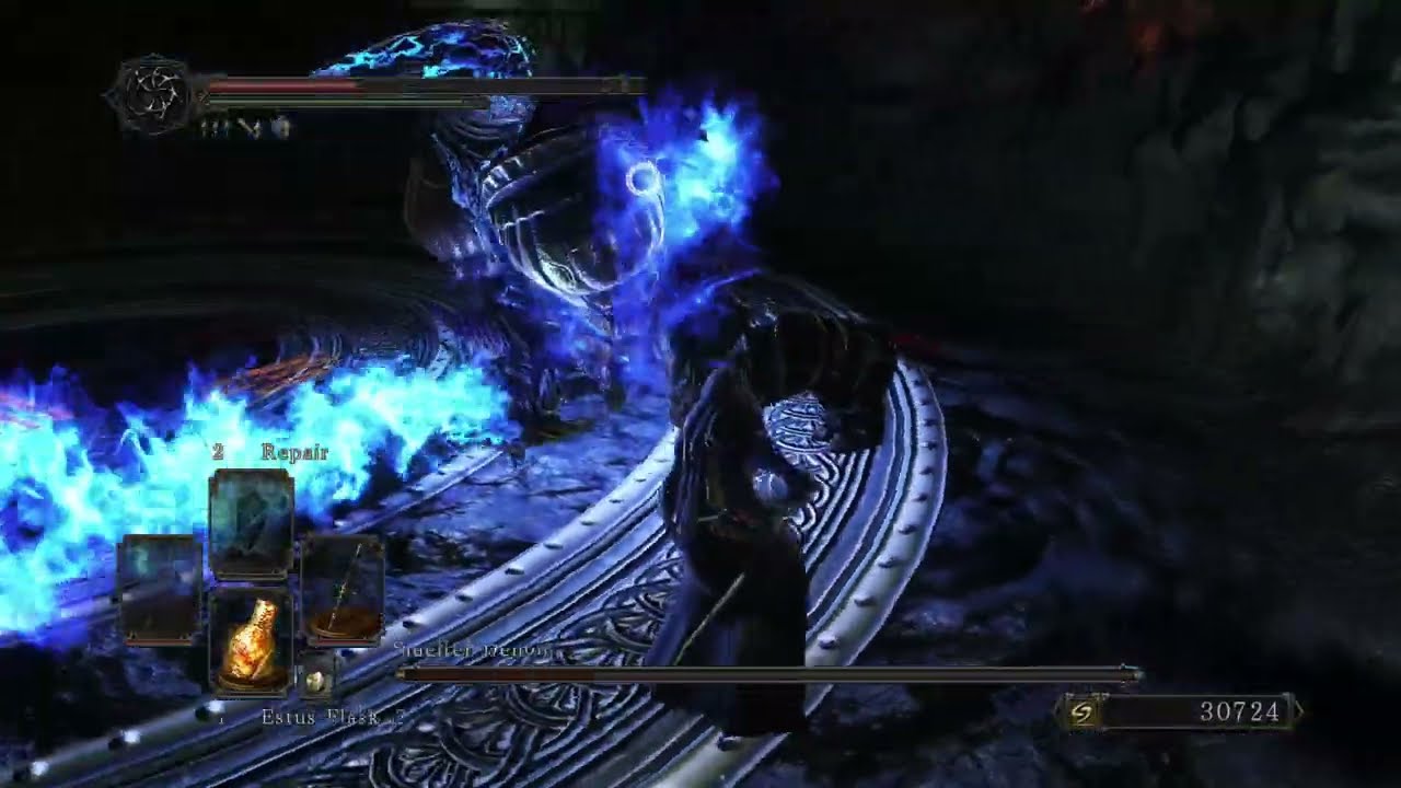 Blue Smelter Demon - first playthrough winning attempt