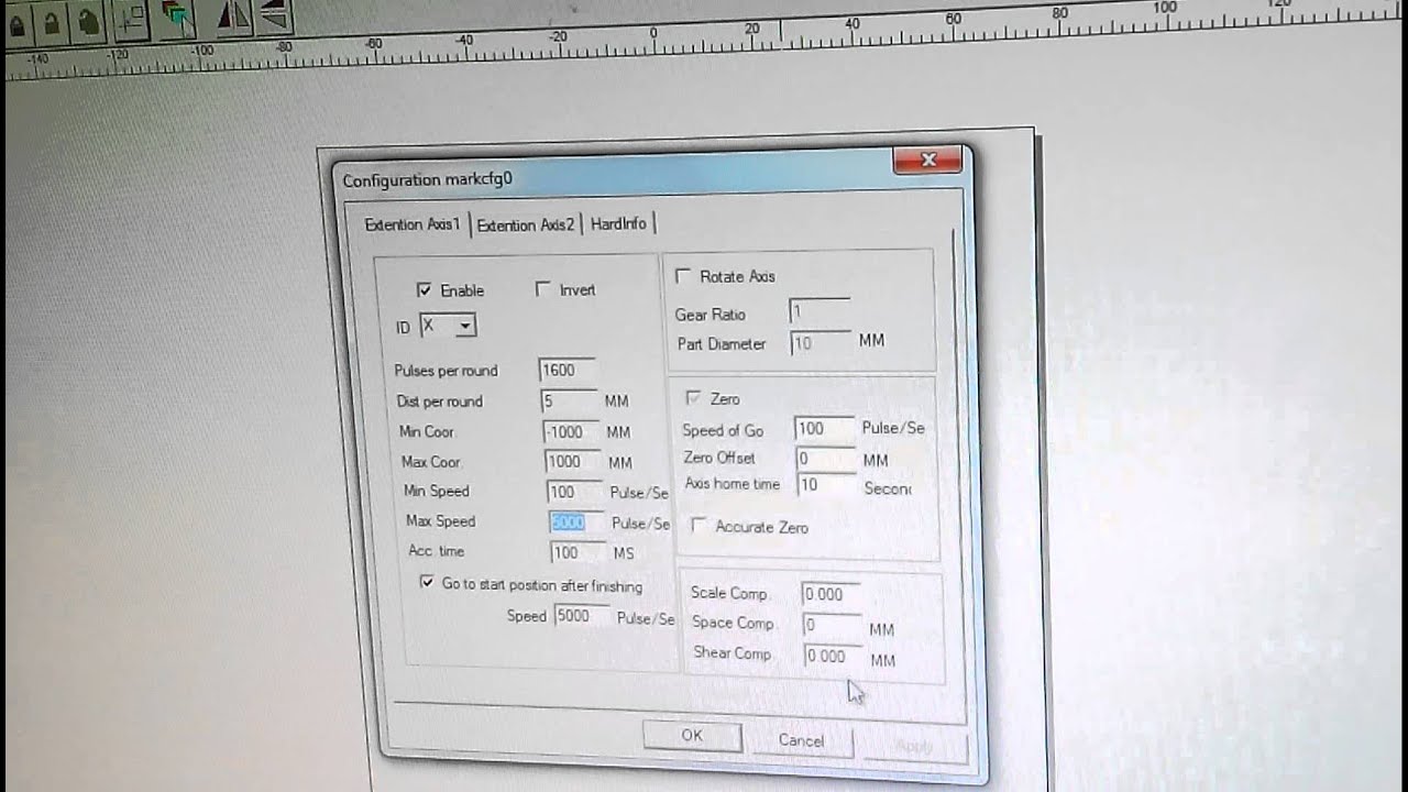 how to make rotary calibration for fiber laser marking machine YouTube