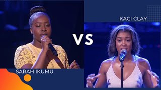 Sarah Ikumu and Kaci Clay taking the stage by storm on Showtime at the Apollo!