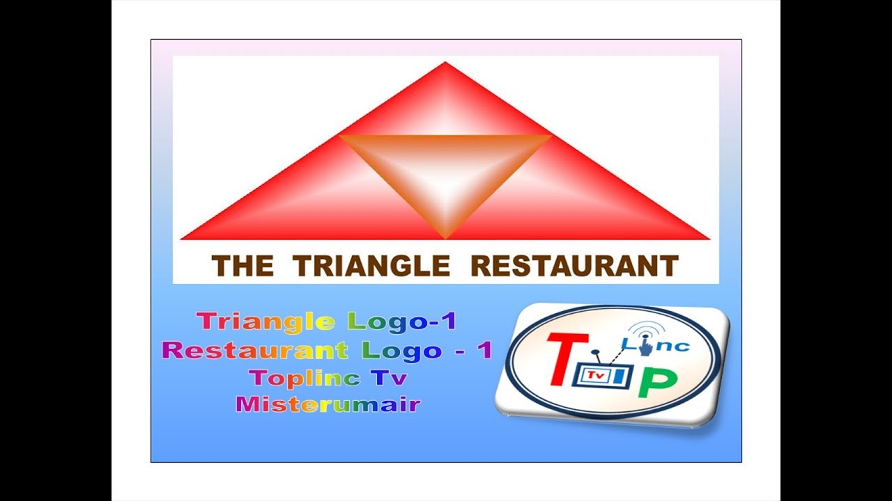 Logo Making__[Triangle Logo - 1 / Restaurant Logo - 1]__Urd_Hindi__Toplinc Tv  by Misterumair