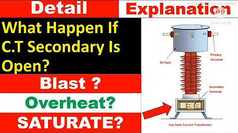 Why CT secondary always short circuit in Hindi | CT की Secondary Winding Open रहने से क्या होगा |