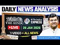 Daily Current Affairs for UPSC | 28 JAN 2026 — Important News &amp; Analysis | Unacademy UPSC