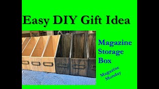 Quick Easy DIY Gift  storage Box Magazine Monday by The Shack 126 views 5 months ago 38 minutes